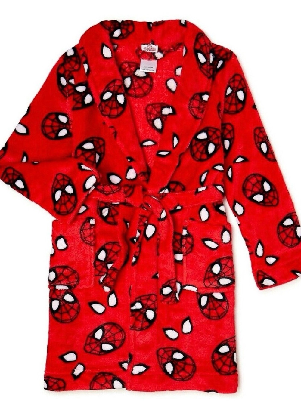 MARVEL Spider Man plush robe size toddler boys 2T